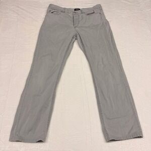 APC Pants 32x27 Gray‎ Straight Fit Cotton Twill Chino Jeans Button Fly Casual